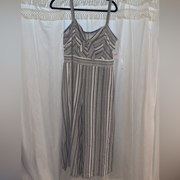 Pants - Striped Jumpsuit